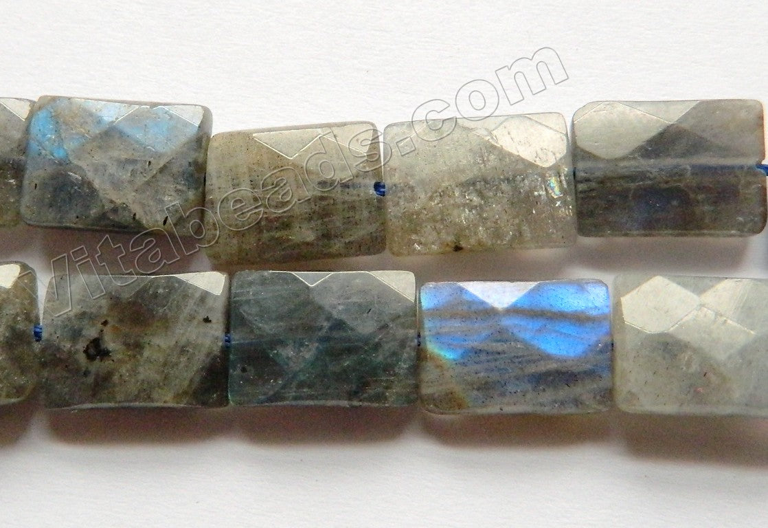 Labradorite AA  -  Faceted Rectangles  16"