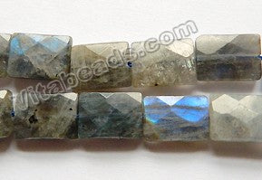 Labradorite AA  -  Faceted Rectangles  16"