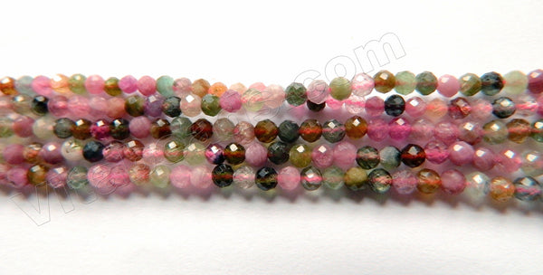 Tourmaline Natural AAA  -  Small Faceted Round  15"