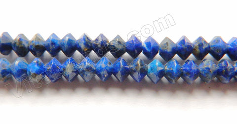 Lapis Lazuli Natural AAA  -  Small Faceted Saucer  15"