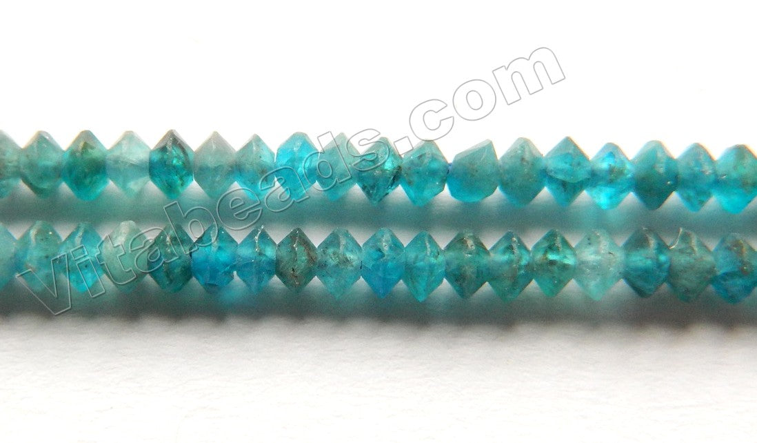 Apatite Natural AAA  -  Small Faceted Saucer  15"