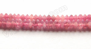 Pink Tourmaline Natural AAA  -  Small Faceted Saucer  15"