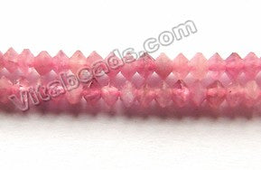 Pink Tourmaline Natural AAA  -  Small Faceted Saucer  15"