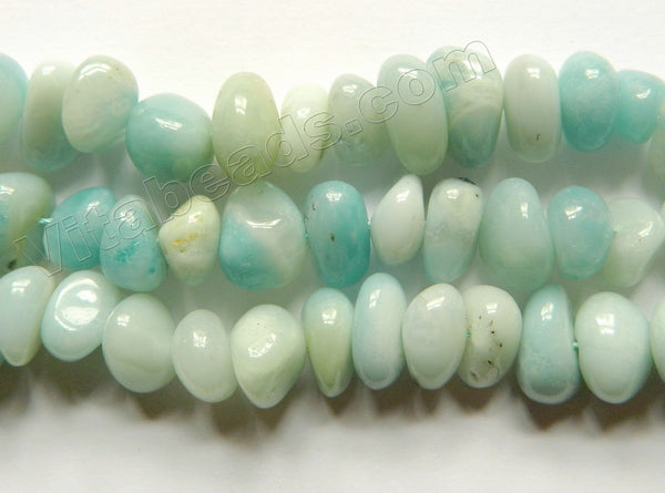 Amazonite  -  Center Drilled Tumble  16"