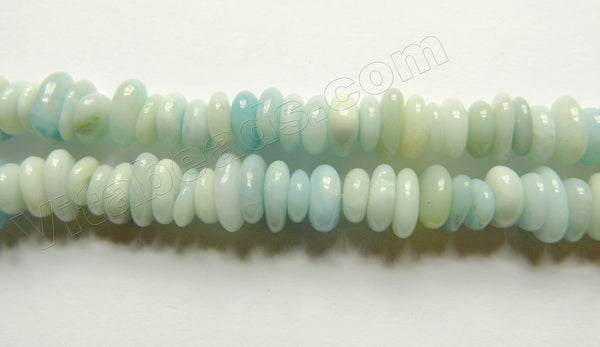 Amazonite A  -  Center Drilled Saucer  16"