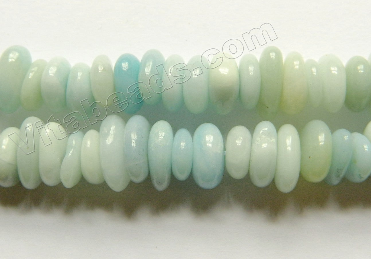 Amazonite A  -  Center Drilled Saucer  16"