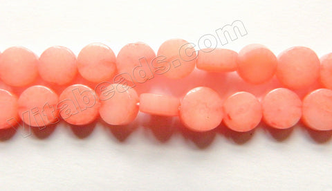 Pink Coral  -  Small Flat Coins  16"