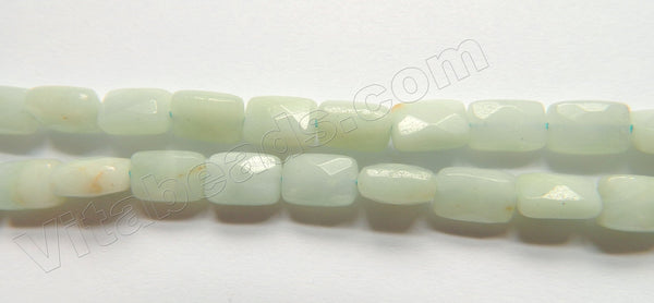 Light Amazonite  -  Small Faceted Rectangles 15"