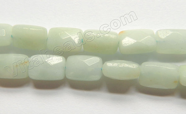 Light Amazonite  -  Small Faceted Rectangles 15"
