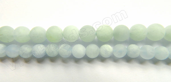 Matte Light Aquamarine Natural  -  Smooth Round 15"