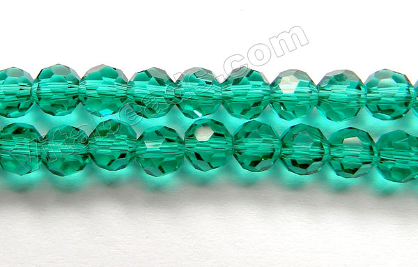 Emerald Crystal Quartz  -  Faceted Round   10"