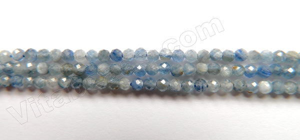 Light Blue Kyanite Natural A  -  Small Faceted Round 15"