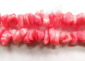 Dark Pink Coral  -  Big Chip Nuggets 36"