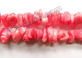 Dark Pink Coral  -  Big Chip Nuggets 36"