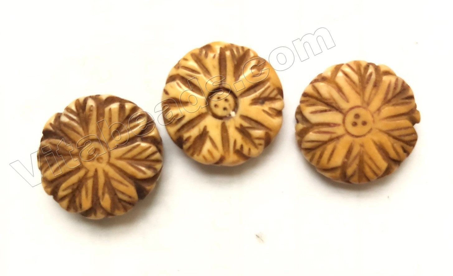 Flower Coin - Double Side 17 x 5 mm # 1