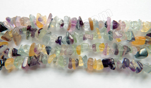 Fluorite Natural Yellow Mix A  -  Chips  36"