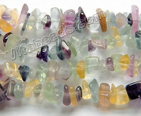 Fluorite Natural Yellow Mix A  -  Chips  36"