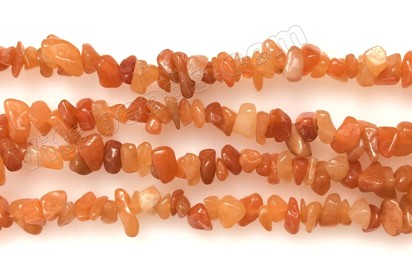 Red Aventurine Dark  -  Chips 36"