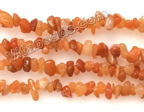 Red Aventurine Dark  -  Chips 36"