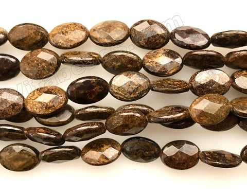 Bronzite  -  Faceted Ovals  16"