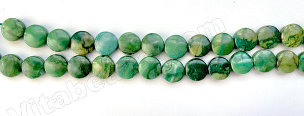 Africa Jade Light -  Puff Coins  16"