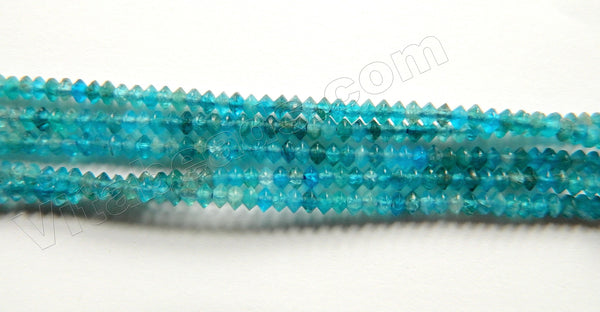 Apatite Natural AAA  -  Small Faceted Saucer  15"