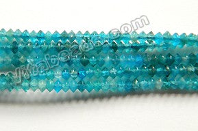 Apatite Natural AAA  -  Small Faceted Saucer  15"