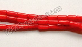 Red Coral  -  Small Tube  16"