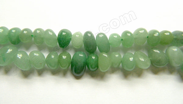 Green Aventurine  -  Center Drilled Tumble  16"