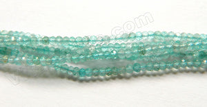 Apatite Clear Natural AA  -  Small Faceted Rondel  15"