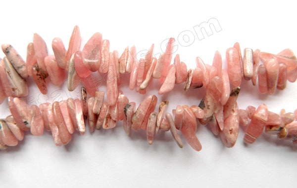 Pink Rhodochrosite Natural A  -  Long Sticks  16"
