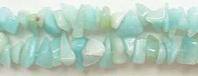 Amazonite  -  8mm Chips 36"