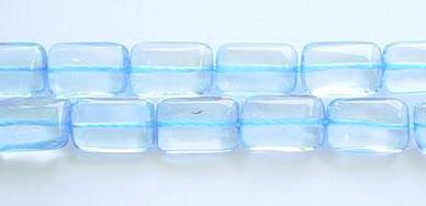 Blue Crystal -  Puff Rectangle   16"