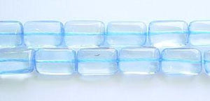 Blue Crystal -  Puff Rectangle   16"