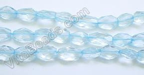 Blue Topaz -  6-8mm Faceted Oval  14"