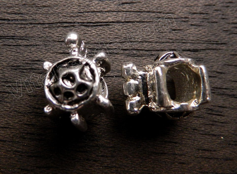 Metal Charm - 5mm hole Turtle A - 191