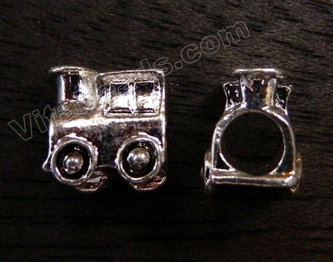 Metal Charm - 5mm hole Train A - 012