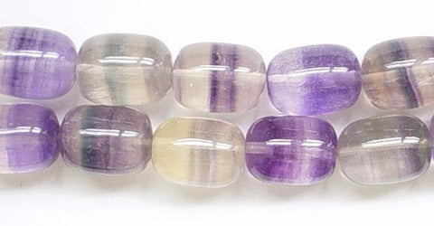 Rainbow Fluorite  -  Smooth Eggs  16"