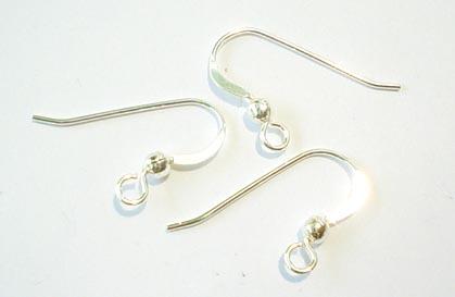 Sterling Silver Finding - SSF 6412 French Earring Wire