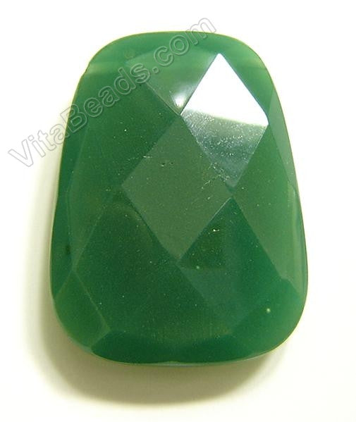 Forest Green Quartz - Faceted Ladder Pendant