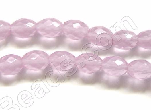Faceted Rice - 036 Rosy Chalcedony  16"