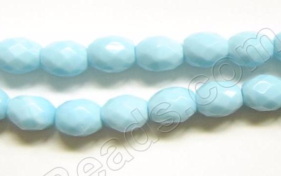 Faceted Rice - 042 Amazonite Qtz  16"