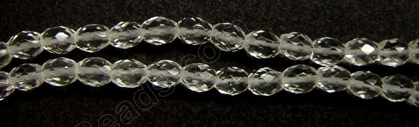 Faceted Rice - 043 Clear Crystal  16"