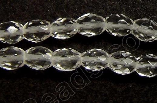 Faceted Rice - 043 Clear Crystal  16"