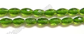 Faceted Eggs - 046 Green Crystal  16"