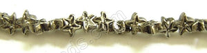 Metal Beads Code:  M 78 -  Star