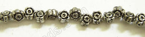 Metal Beads Code:  M 91 -  Rose Flower