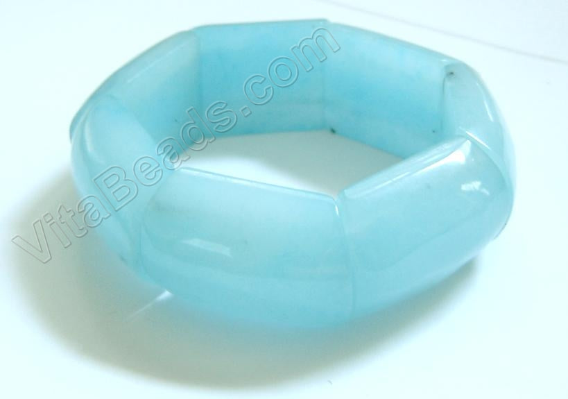 Bamboo Bracelet Aqua Jade