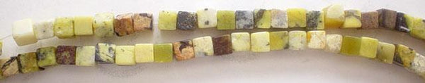 Yellow Chinese Turquoise  - Cubes 16"