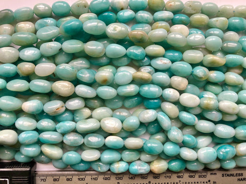 Amazonite  -  Smooth Tumble Nuggets 16"